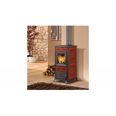 Dafne kandalló bordó kerámia 7.9kw edilkamin 4510