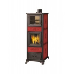Decor kandalló bordó 7.2kw kerámia sütővel edilkamin 3890