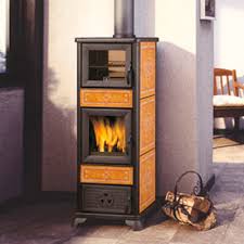 Dafne forno kandalló bőrszín kerámia 7.2 kw sütővel edilkamin 4540